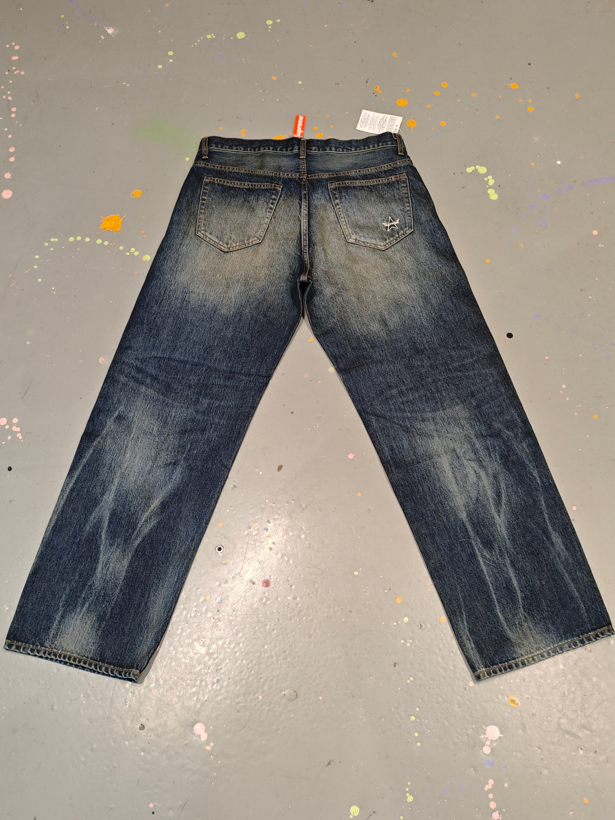 Supreme Faded Jeans