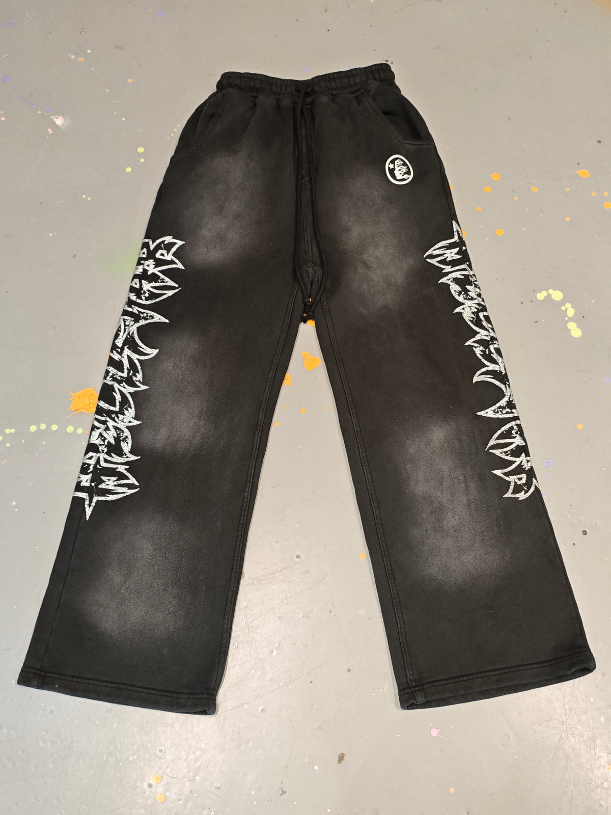 Hellstar Black Graphic Joggers
