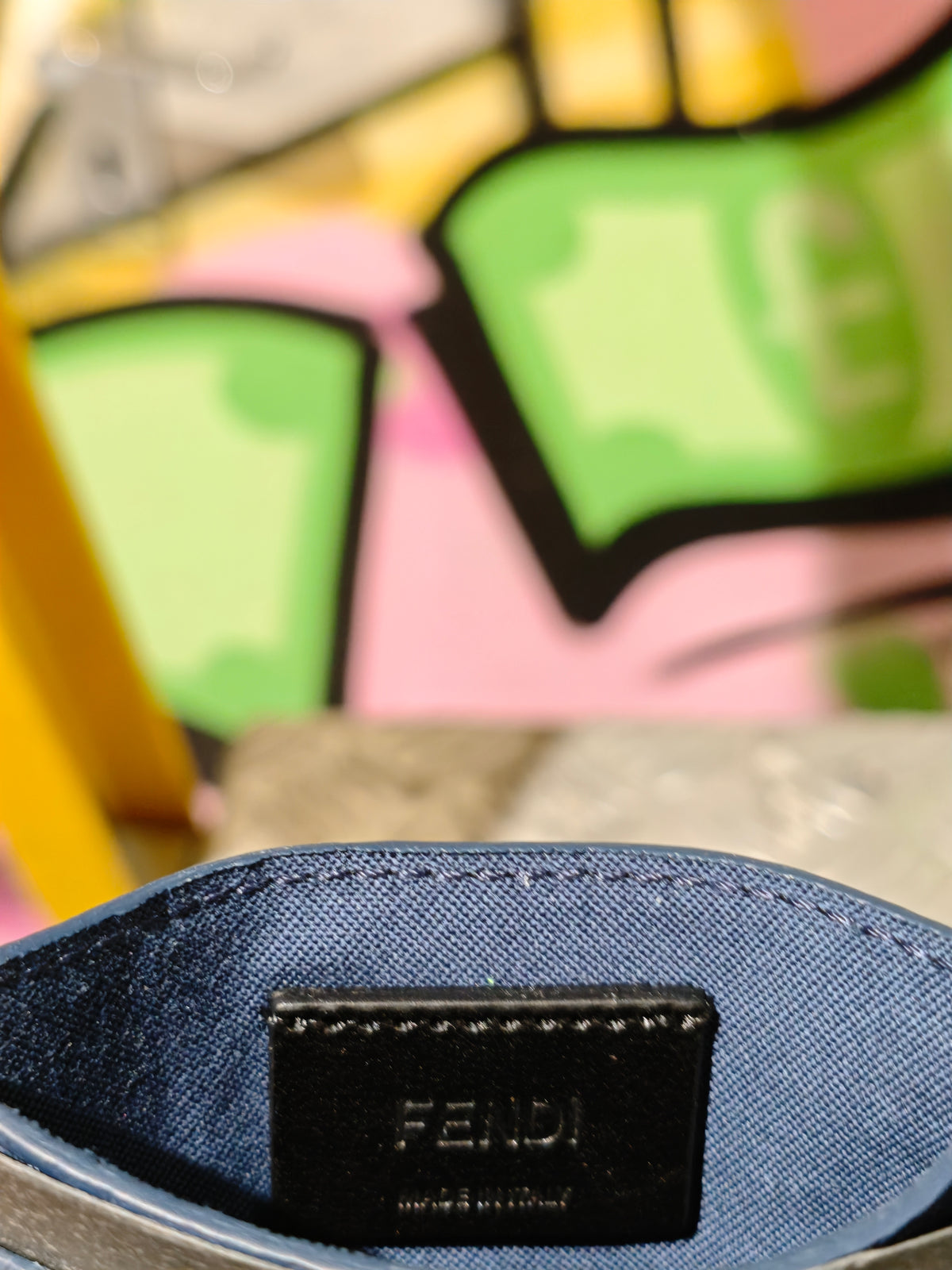 Fendi Navy Cardholder
