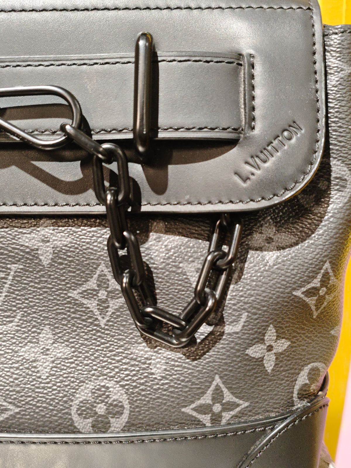Louis Vuitton Black And Grey Bag