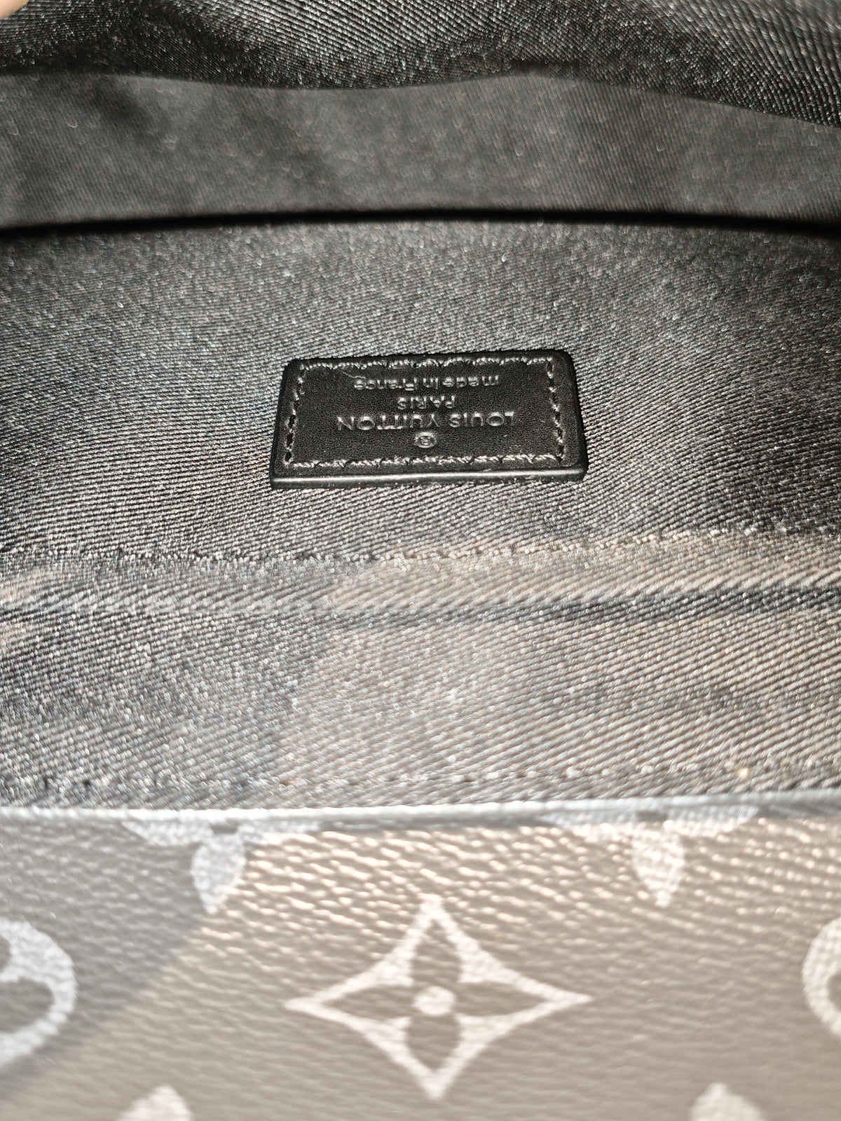 Louis Vuitton Black And Grey Bag