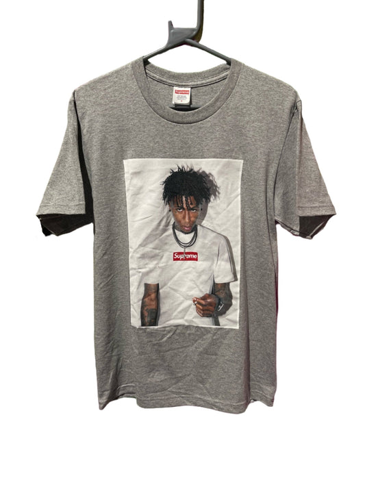 SUPREME NBA YOUNGBOY T SHIRT GREY