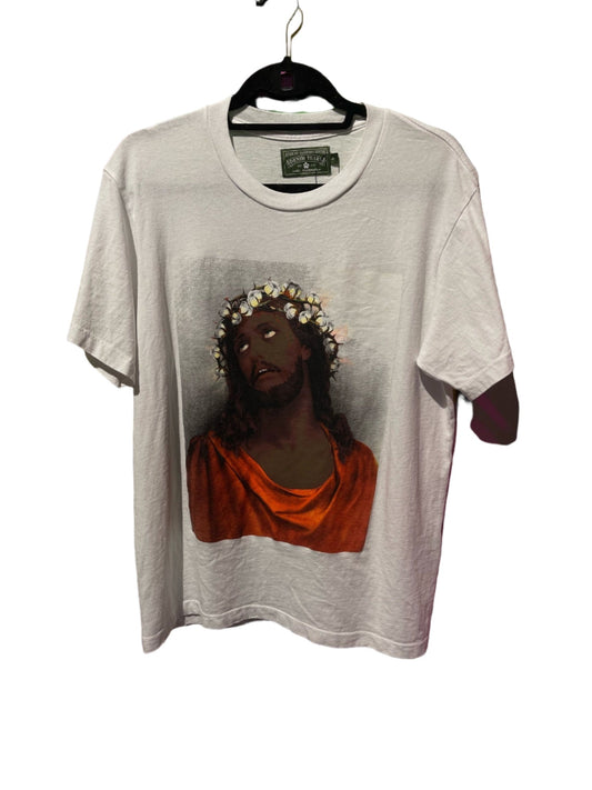 DENIM TEARS JESUS CHRIST T SHIRT WHITE