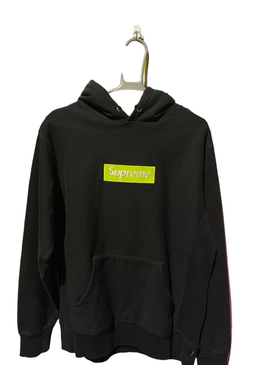 SUPREME BOX LOGO HOODIE BLACK GREEN