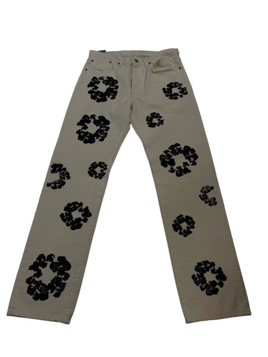 DENIM TEARS JEANS WHITE