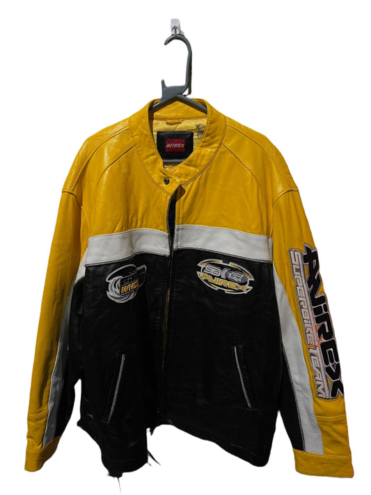 AVIREX RACING SUPERBIKE TEAM USA JACKET YELLOW BLACK