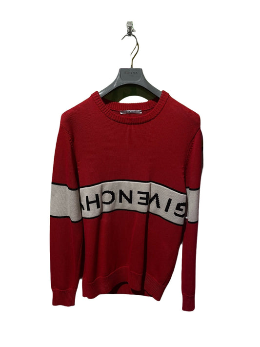 GIVENCHY RED KNITTED SWEATER