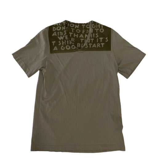 MAISON MARTIN MARGIELA V NECK T SHIRT