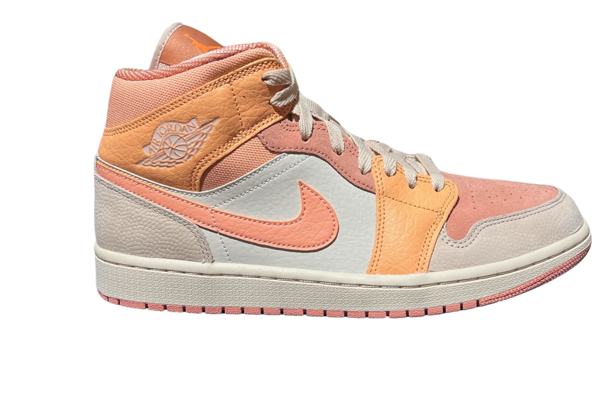 WMNS AIR JORDAN 1 MID 'APRICOT AGATE'