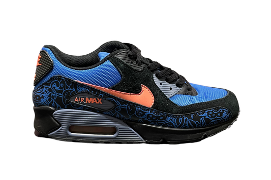 NIKE AIR MAX 90 BLUE/ORANGE/BLACK