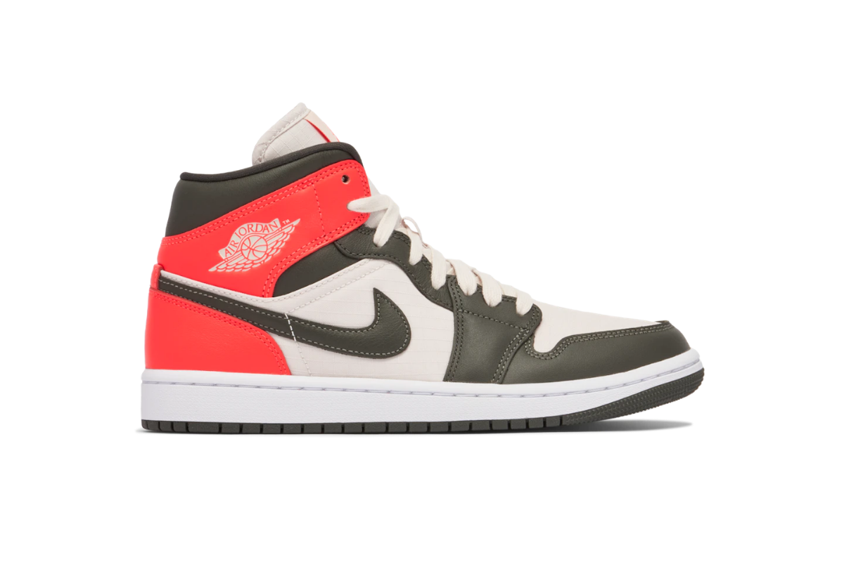 AIR JORDAN 1 MID LIGHT OREWOOD BROWN WOMENS