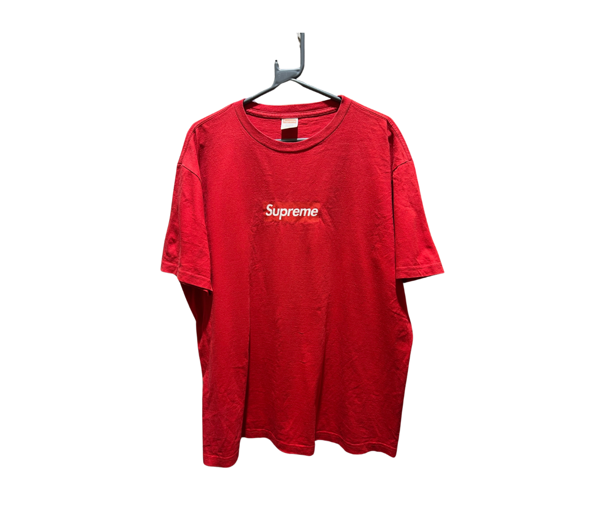 SUPREME BOX LOGO T RED