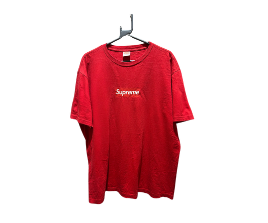 SUPREME BOX LOGO T RED