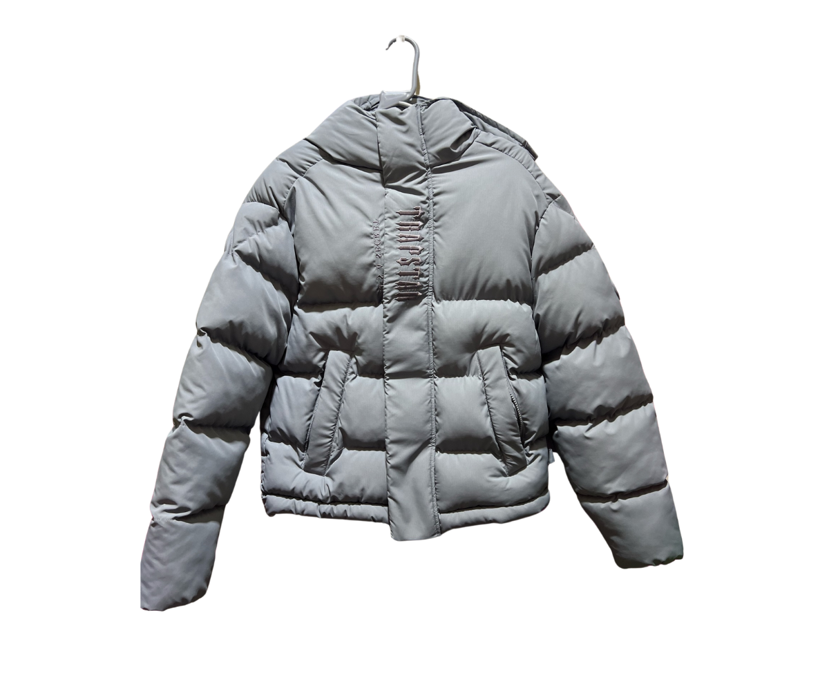 TRAPSTAR GREY PUFFER JACKET