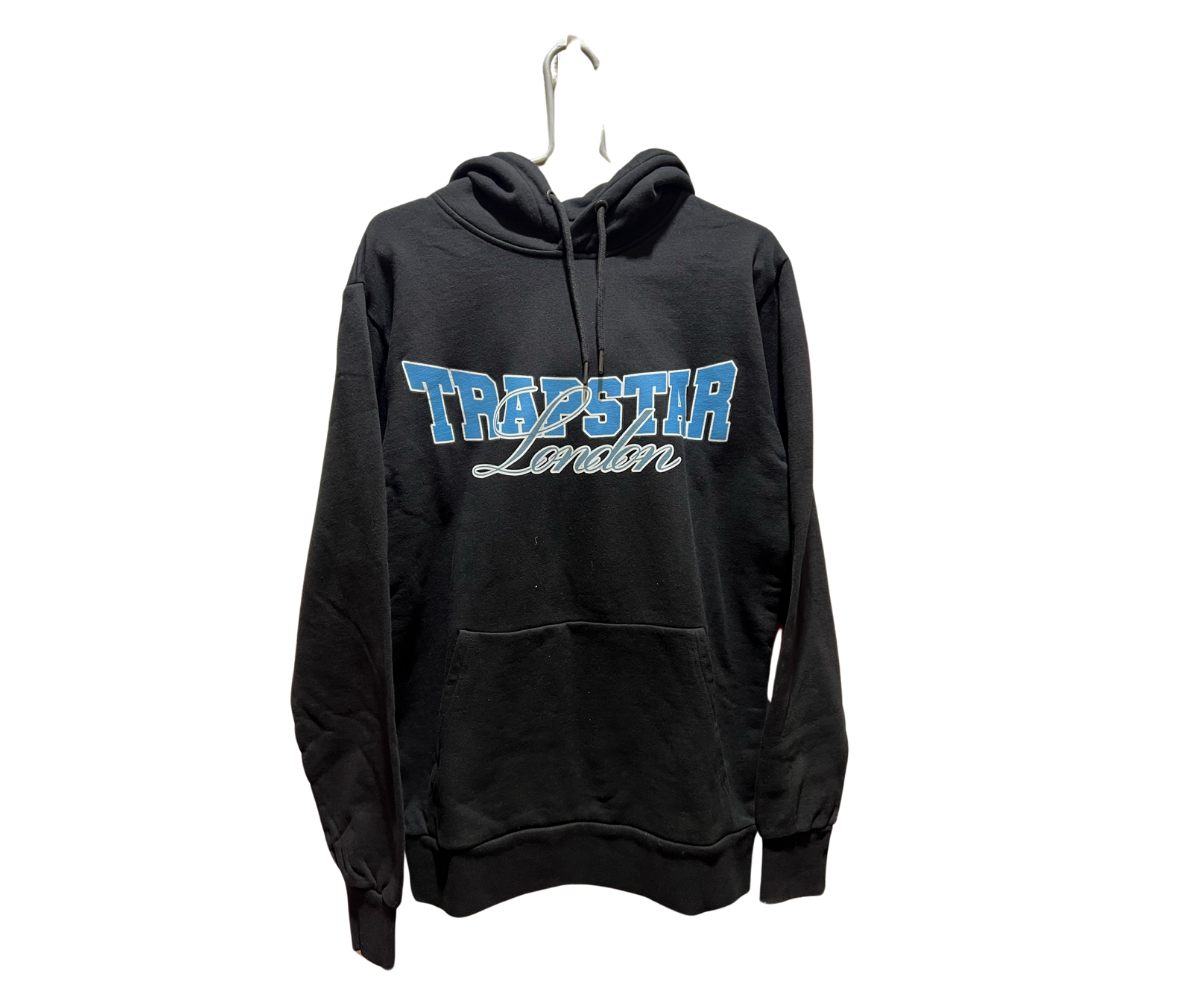 TRAPSTAR HOODIE BLACK BLUE