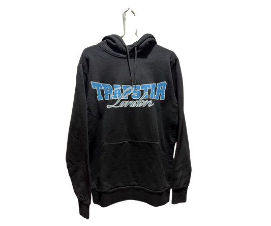 TRAPSTAR HOODIE BLACK BLUE