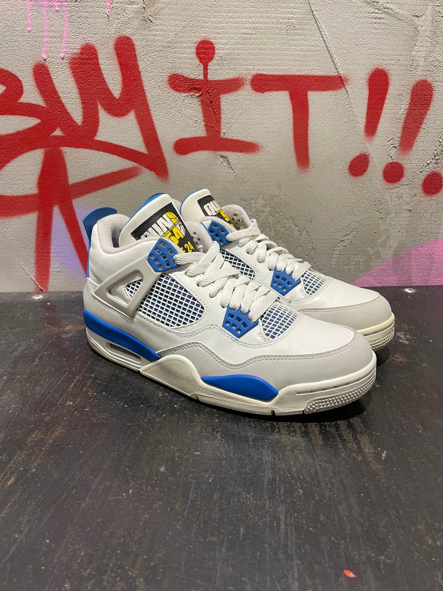 AIR JORDAN 4 RETRO MILITARY BLUE QUAI 1/24